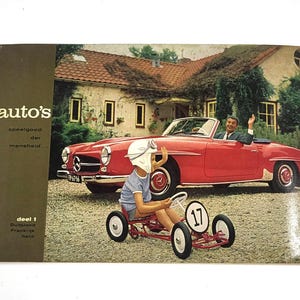 Album Full Speed Cigarette vintage anni '60 – Auto's Deel 1 – Cartoline 95/96 – Auto tedesche, francesi, italiane