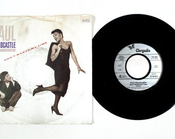 Paul Hardcastle – No pierdas mi tiempo – Vinilo de 7" – 1985 – VG+