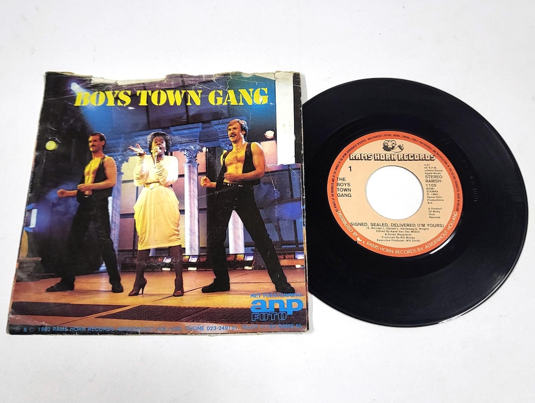 Boys Town Gang – Signed, Sealed, Delivered (i'm Yours) – 7