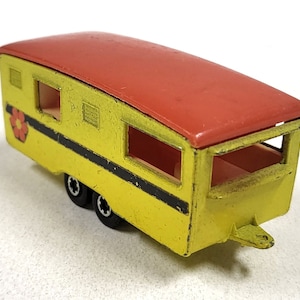 Vintage Matchbox Trailer Caravan 1970 Lesney Diecast 日本