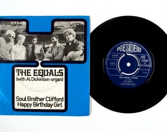 The Equals With Al Dickinson – Soul Brother Clifford 7" Vinyl VG+/VG AR486