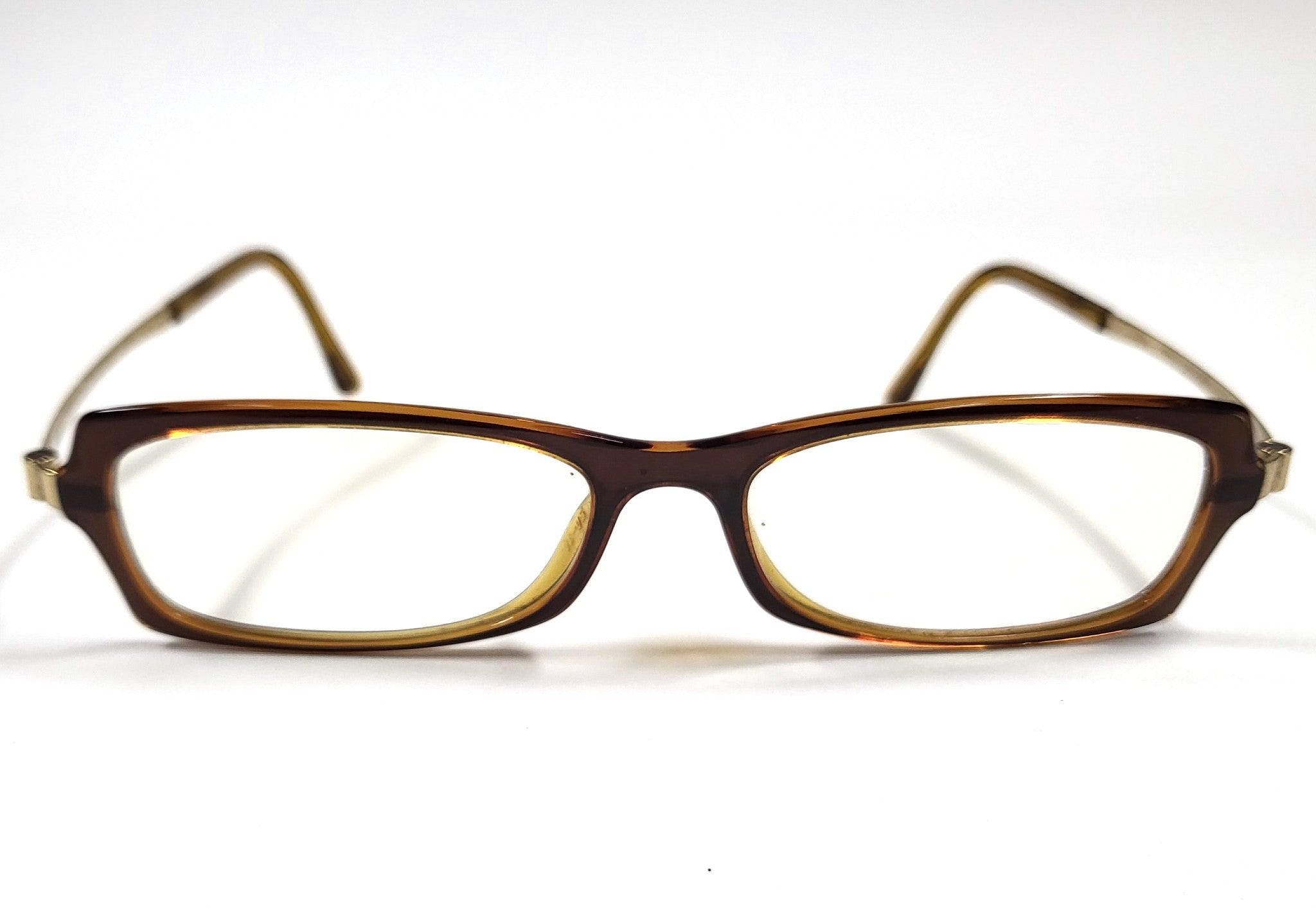 Monture De Lunettes Silhouette SPX 1518 10 6081 - Acétate Marron - Demi-monture - Neuf Sans étiquette