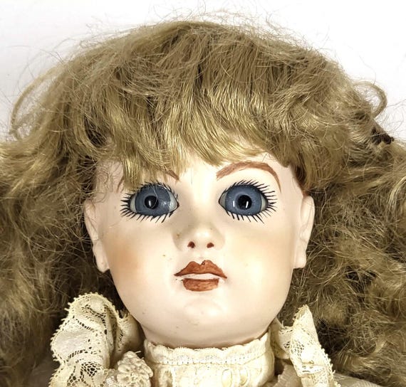 POUPÉE ANCIENNE BEBE Bb Mulâtre Tete Porcelaine A Restaurer Jumeau
