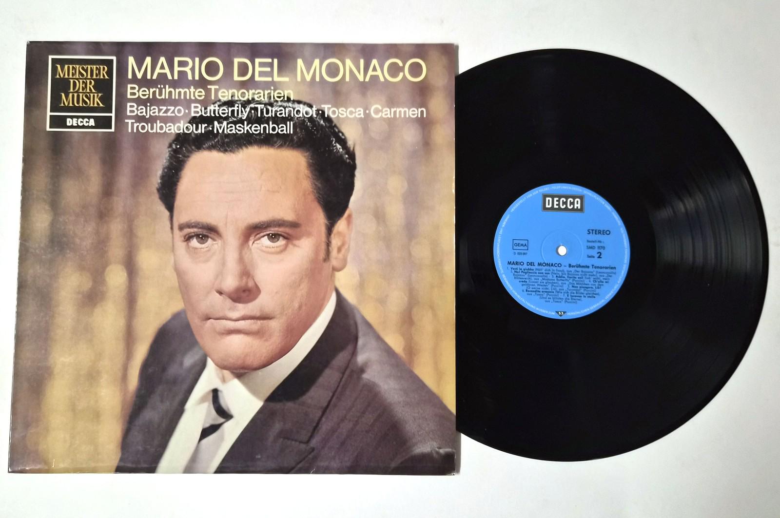 Mario Del Monaco Berühmte Tenorarien LP 12