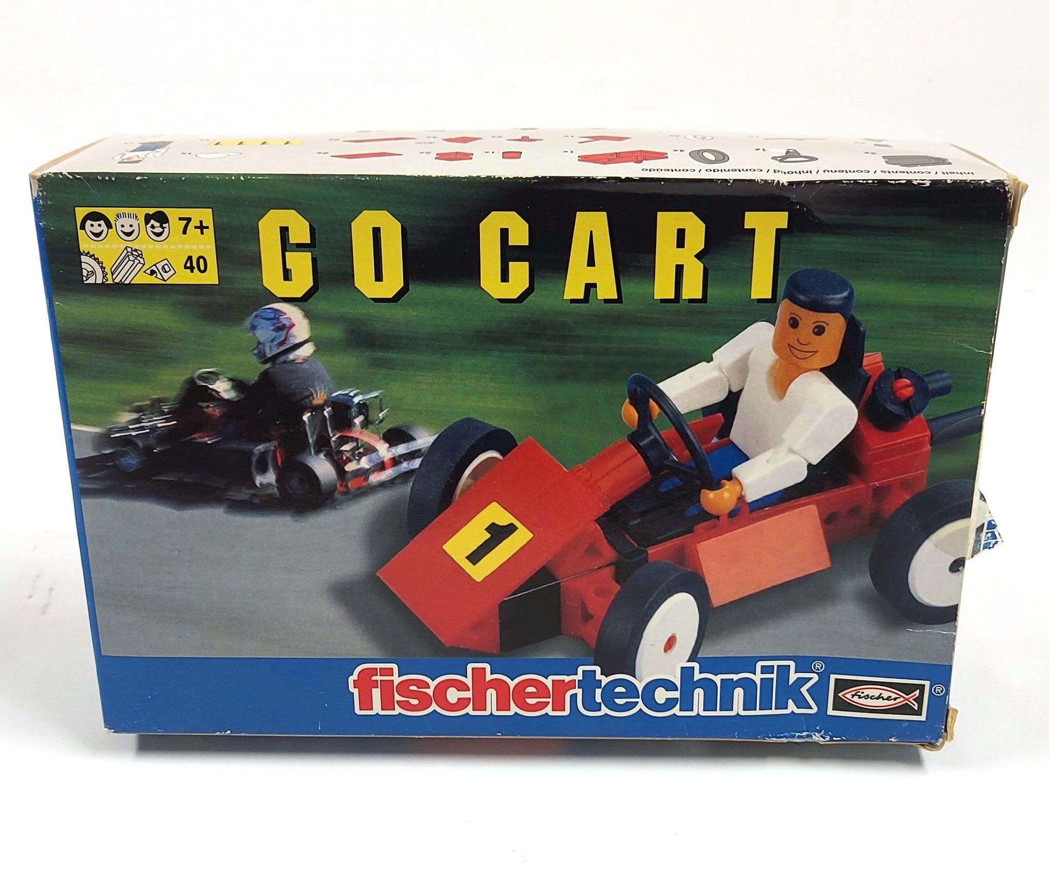 vintage Fischertechnik 16559 Go Cart Kart complet 2000 inutilisé