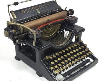 Vintage Antique 1931 Woodstock 5N Typewriter