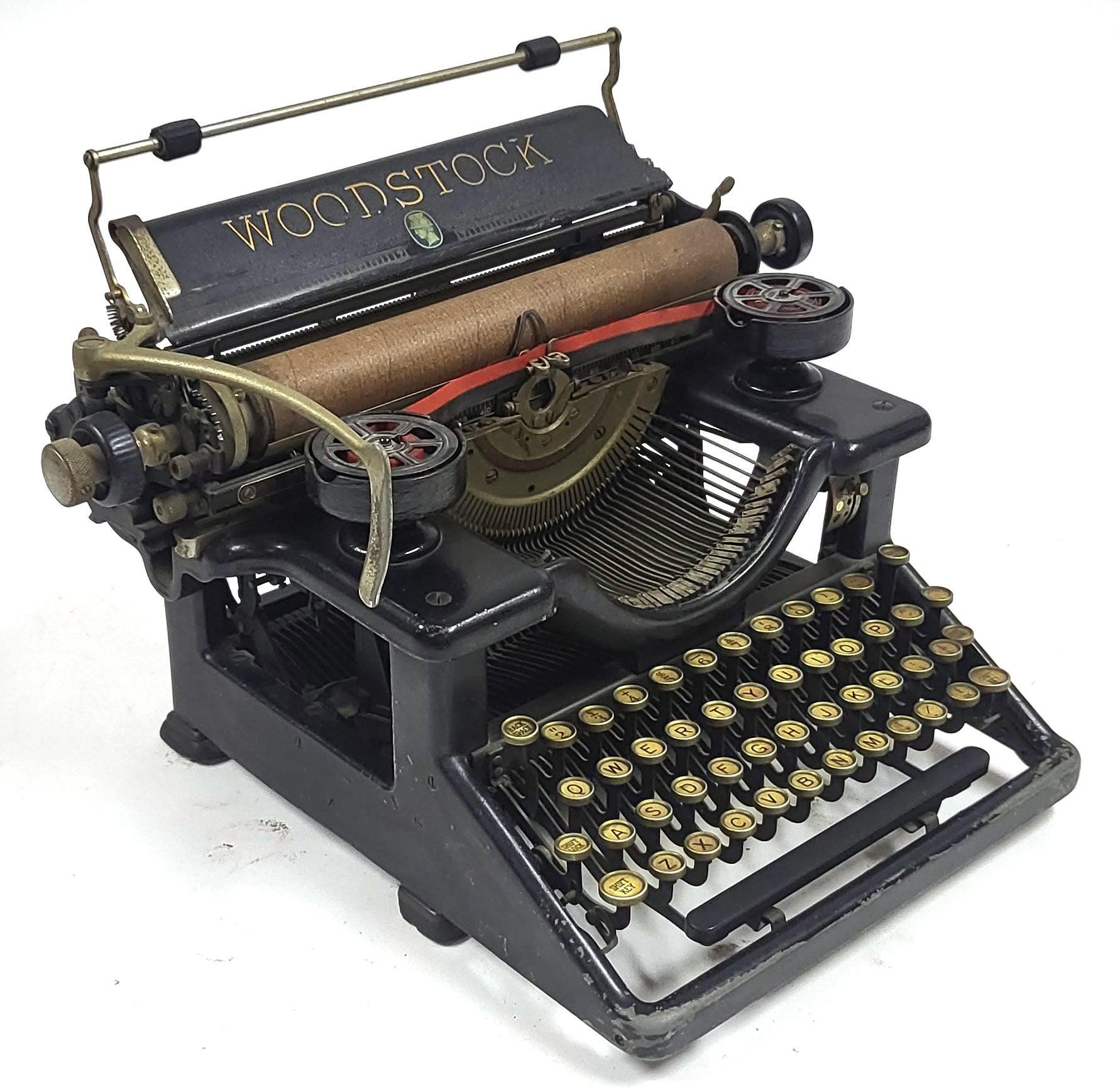 ヴィンテージ アンティーク 1931 ウッドストック 5N タイプライター