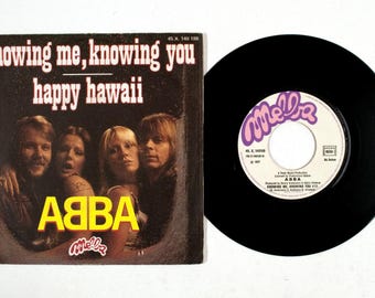 ABBA – Knowing Me, Knowing You / Happy Hawaii – 7" Vinyl – 1977 – VG+