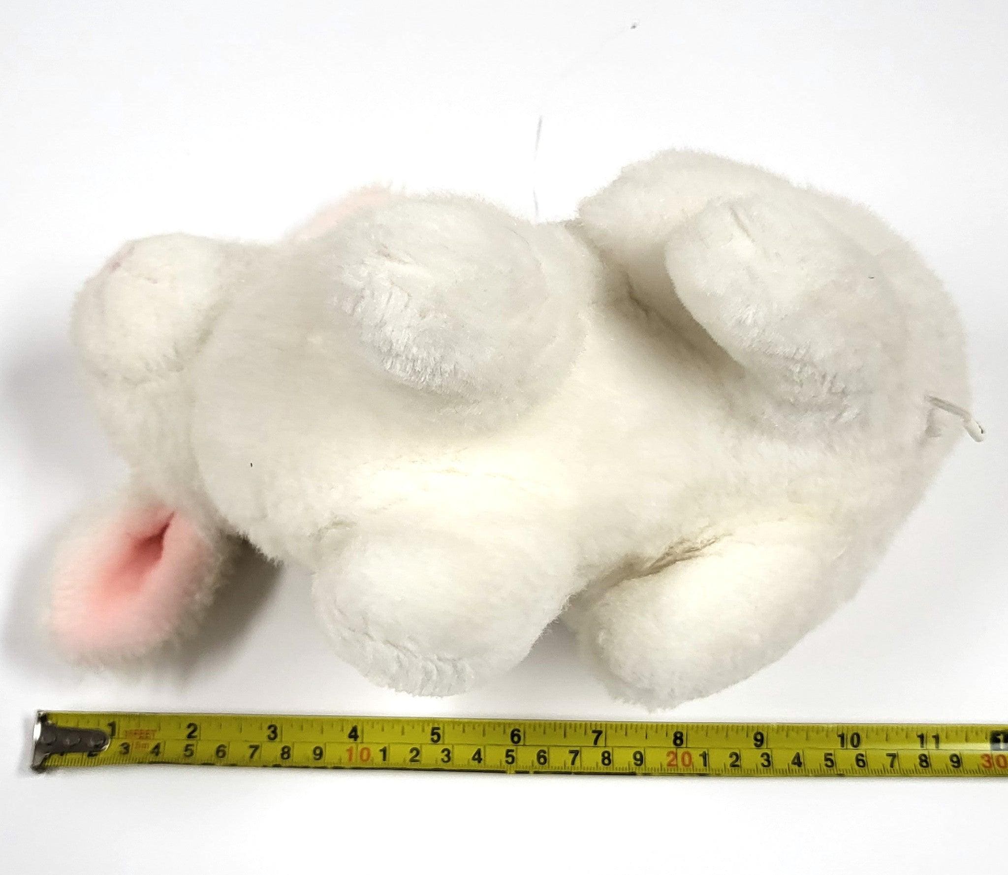 ヴィンテージホワイトバニーラビットぬいぐるみ – 10インチぬいぐるみ