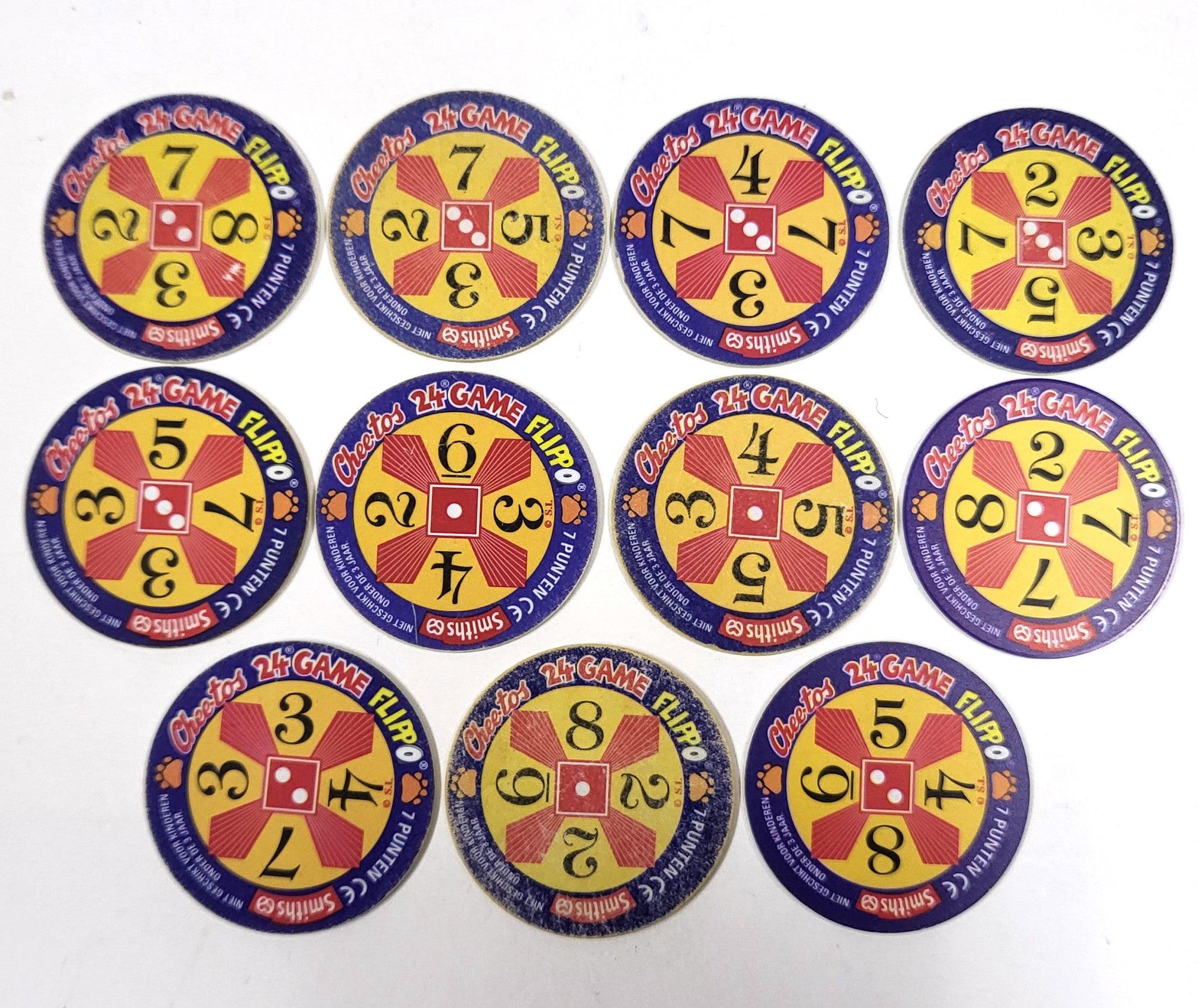 Vintage 1990s Tazos 24 Game Flippo's Chester Cheetah Smiths 291