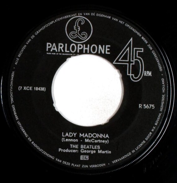 The Beatles – Lady Madonna / the Inner Light – 7