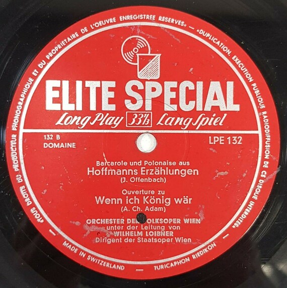 Capriccio Italien Elite Special LPE132 Switzerland Vinyl 10