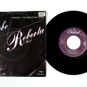 Peabo Bryson / Roberta Flack – Tonight I Celebrate My Love 7" Vinyl VG+/VG