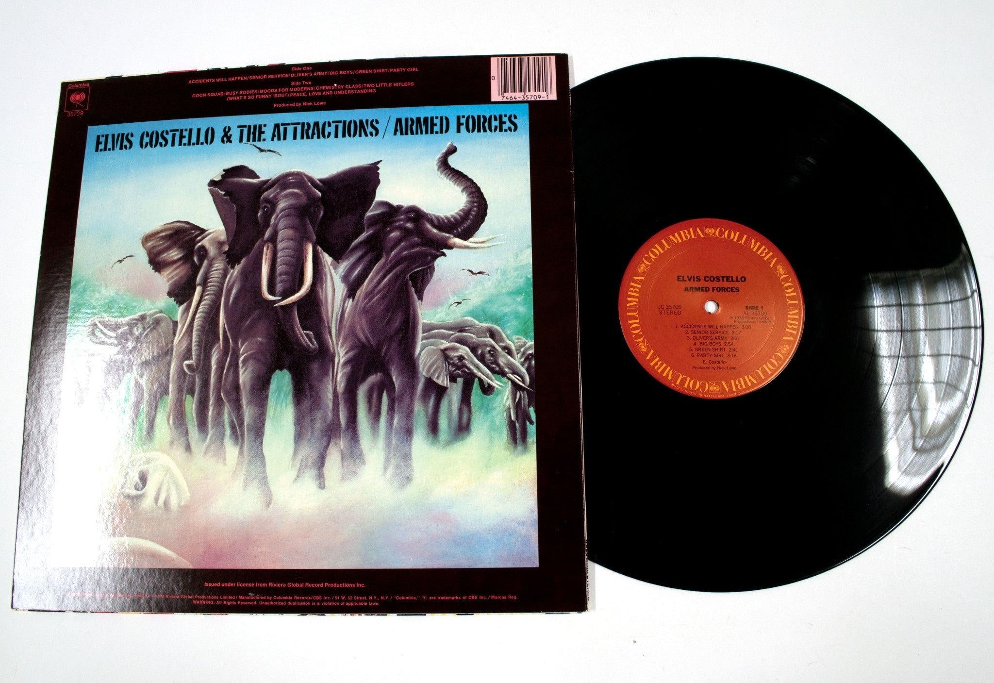 エルヴィス・コステロ & ジ・アトラクションズ アームド・フォーシズ レコード エルヴィス・コステロ & ジ・アトラクションズ アームド・フォーシズ