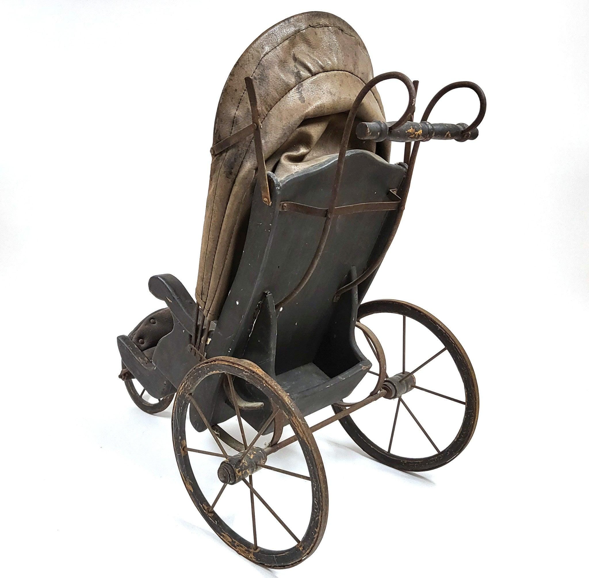 ドール用バギー　ヴィンテージ アンティーク 3輪 ジョエル・エリス スタイル 24インチ ドールバギー