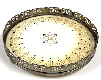 デンマーク　アールデコ　コースター 2枚セット　ユストアナセン　アンティーク デンマーク アールデコ コースター 2枚セット ユストアナセン