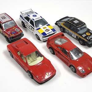 Vintage Bburago 1:43 Model Toy Car Lot Diecast
