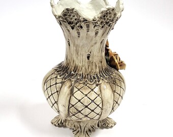 ヴィンテージ カポディモンテ 12インチ 花瓶 - Etsy 日本