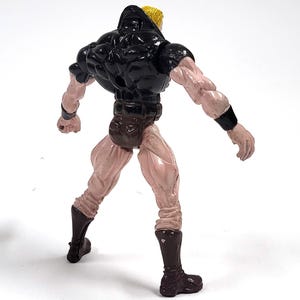 Vintage Tombstone Action Figure: Spider-Man Villain Knockoff, 1990s Bootleg Collectible image 5