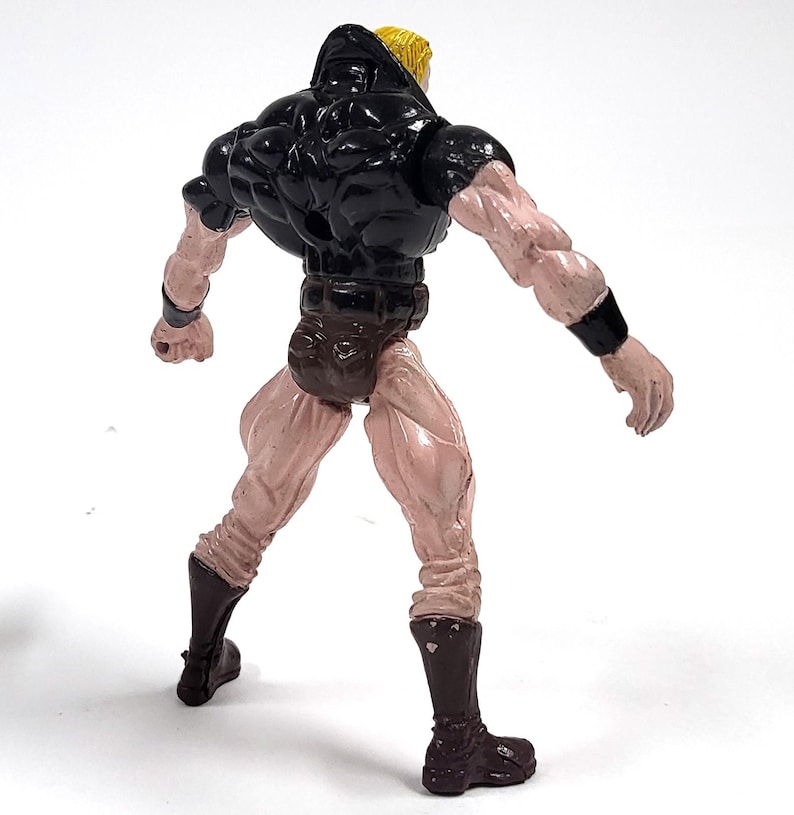 Vintage Tombstone Action Figure: Spider-Man Villain Knockoff, 1990s Bootleg Collectible image 5