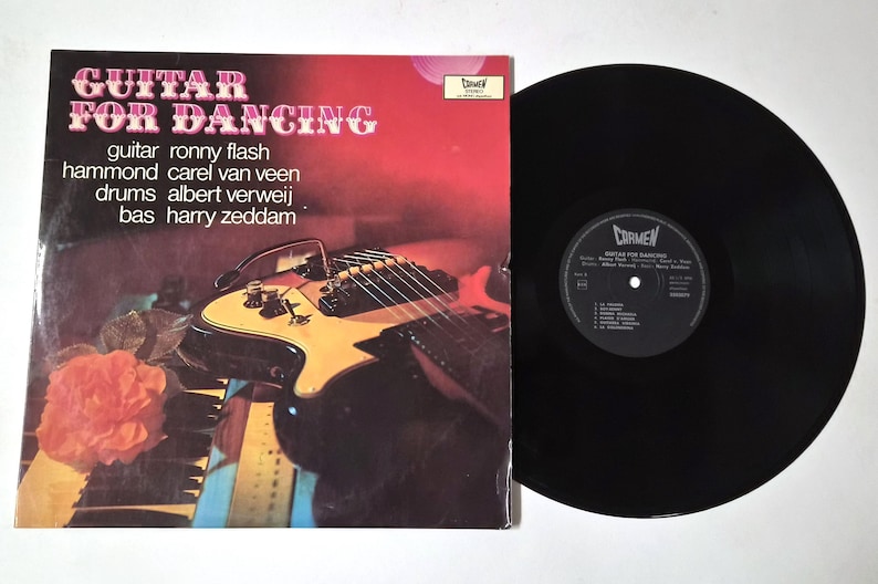 Ronny Flash – Guitar For Dancing – 12" Vinyl LP – VG+ imagen 1
