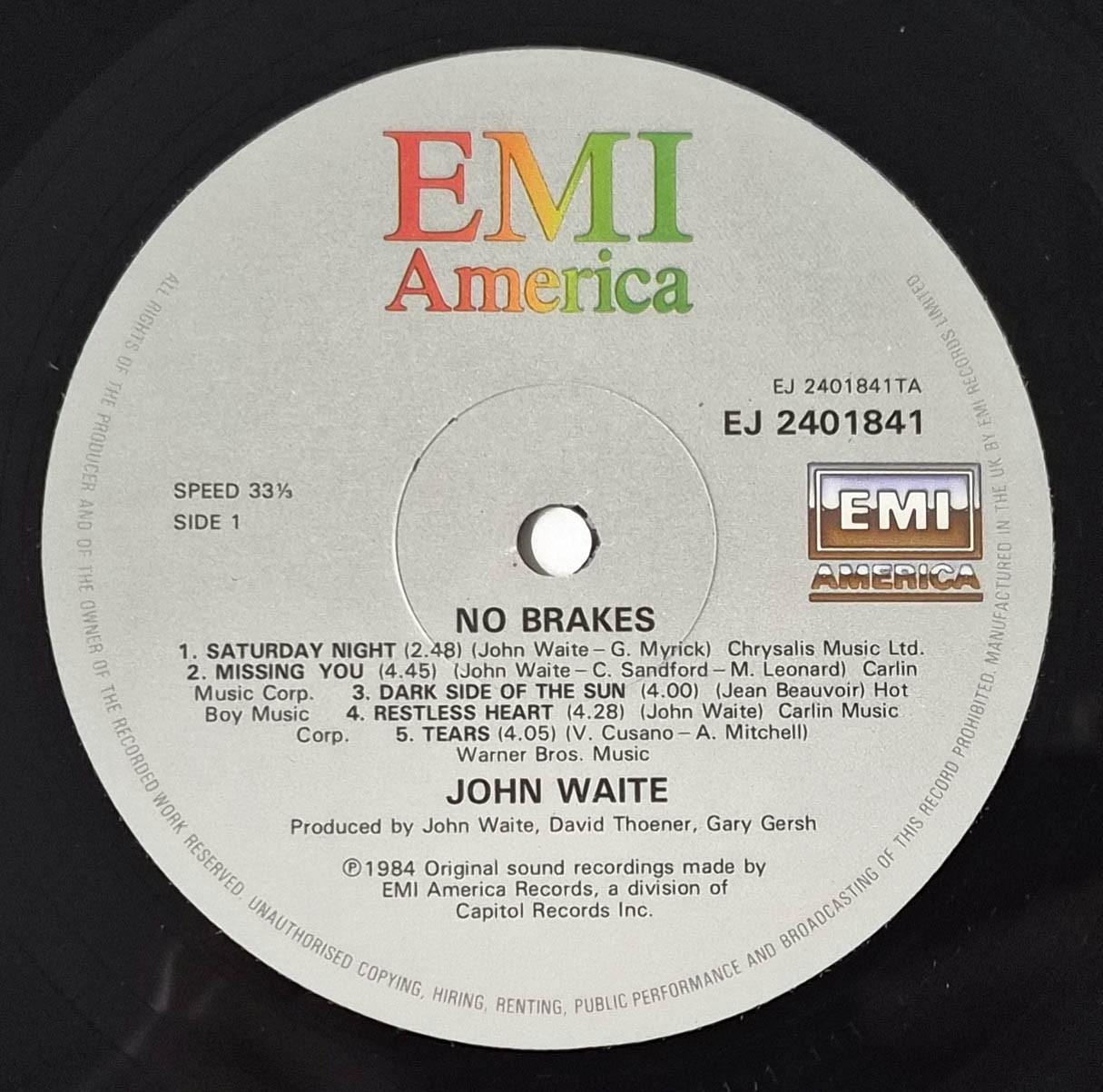 John Waite – No Brakes – 12