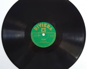LP Shellac 10" VG 78 RPM Leal Pescador Orchestre Riviera R N 1092