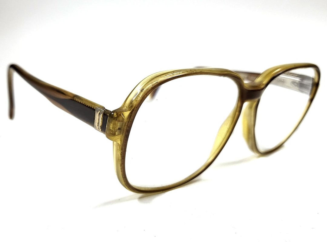 Vintage Safilo Elasta Eyeglasses Brown Full Frame Retro  display picture 3
