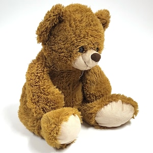 Teddy Bear Plush 18&quot; – Vintage Soft Stuffed Animal – Classic Cuddly Toy with Timeless Look
