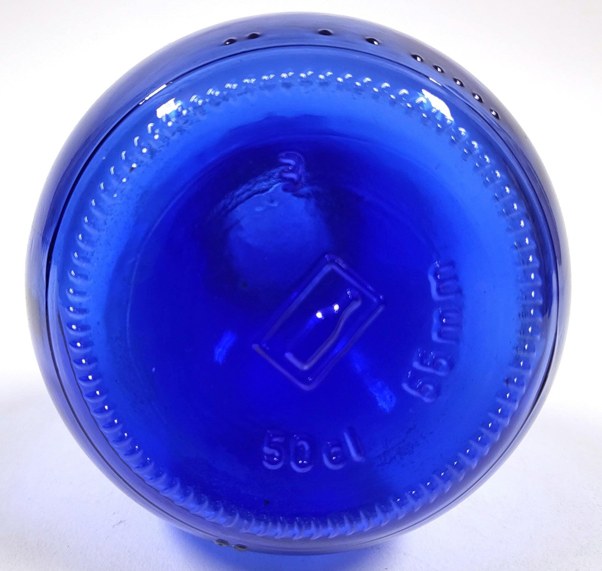 花瓶？お酒を入れるデギャンタ？ 骨董品？ ヴィンテージ コバルトブルー ボトル 4個セット – 花瓶 デキャンタ