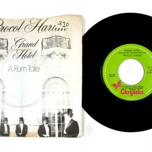 Procol Harum – Grand Hotel / A Rum Tale 7" Vinyl VG+/G