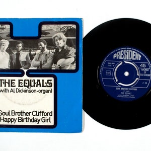 The Equals With Al Dickinson – Soul Brother Clifford 7" Vinyl VG+/VG