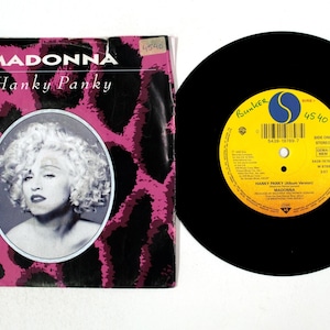 Madonna – Hanky Panky / More 7" Vinyl VG+/G