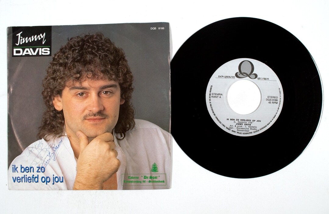 Jimmy Davis Ik Ben Zo Verliefd Op Jou 7 Vinyl VG/VG Etsy