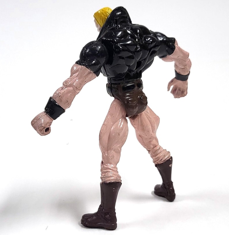 Vintage Tombstone Action Figure: Spider-Man Villain Knockoff, 1990s Bootleg Collectible image 7