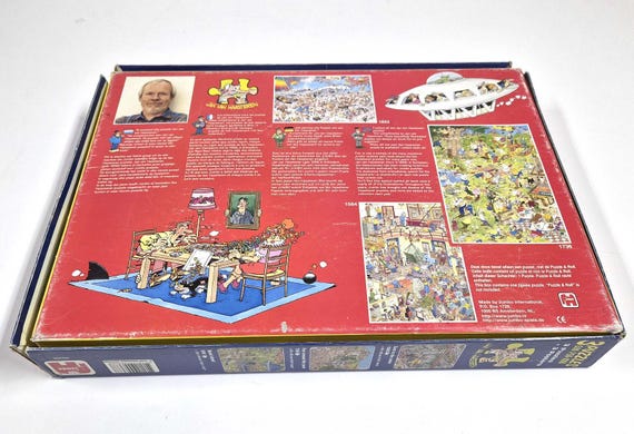 2000 Jan Van Haasteren 00368 – Band Stand / Pool / Cars – 3 Puzzle