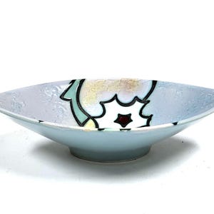 Vintage Artistique Flora Gouda Holland Plate Bowl c1960