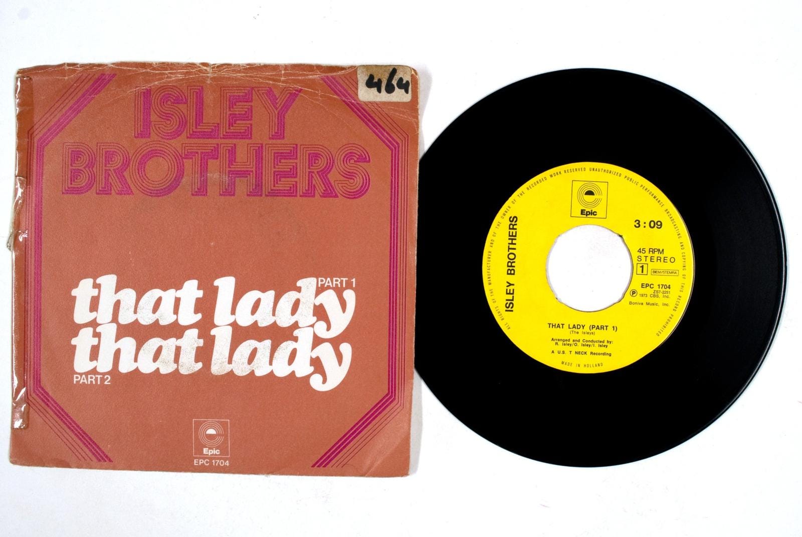 レア　VINTAGE LOWES BROTHERS DANCING GIRL Isley Brothers – That Lady (part 1 & 2) – 7