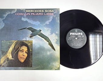 Mercedes Sosa – Como Un Pájaro Libre 12" Vinilo NM