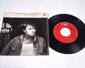 Paul Young - Pays des merveilles - Single en vinyle de 7 pouces - Near Mint