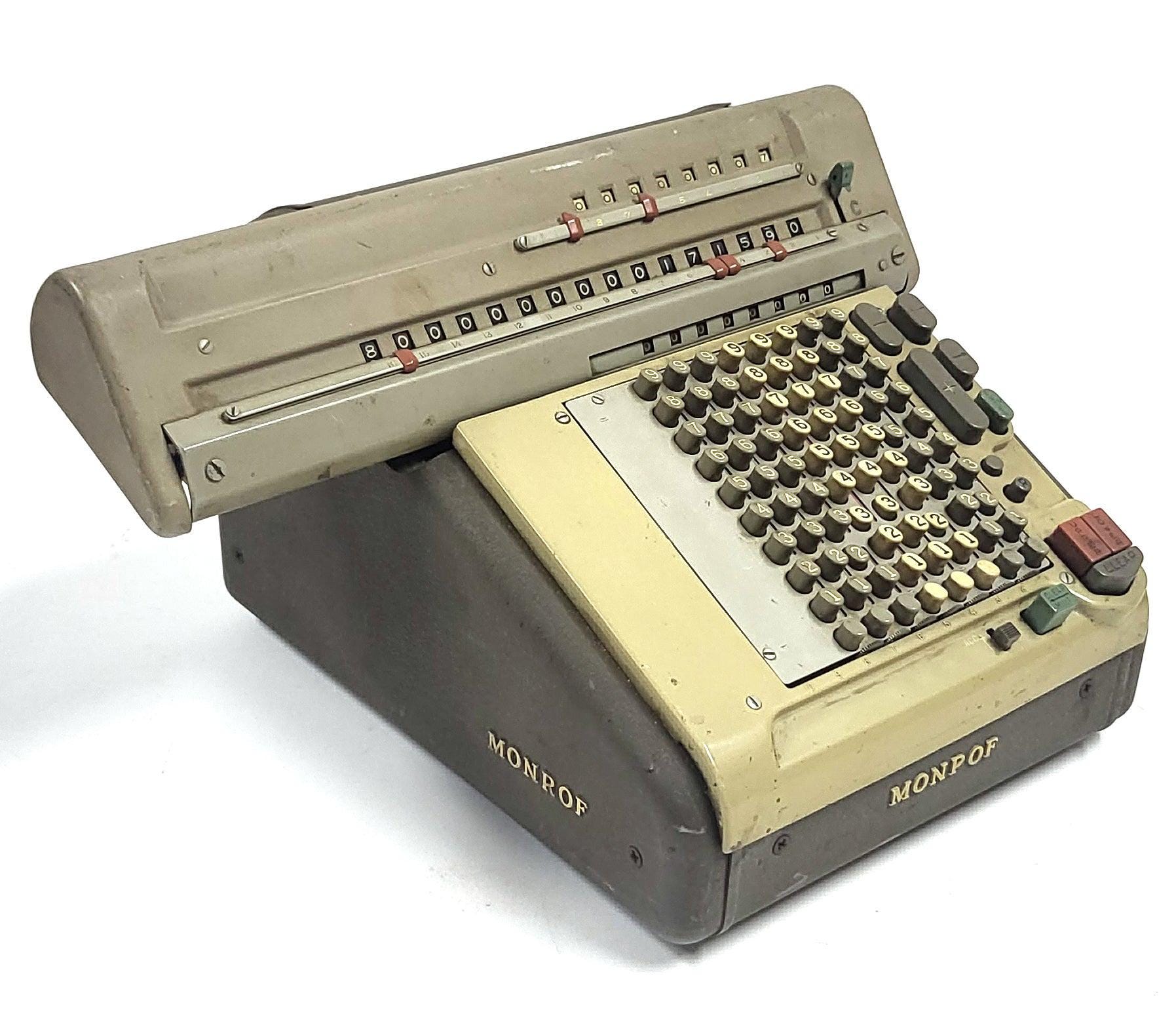 MONROE ヴィンテージ手動計算機 Mechanical calculator - Etsy 日本