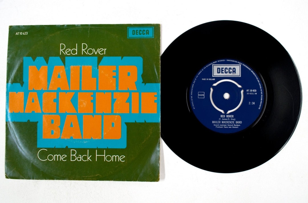 Mailer Mackenzie Band Red Rover / Come Back Home 7 - Etsy