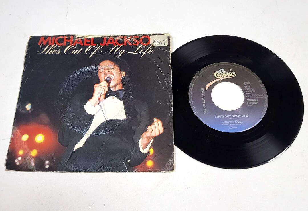 マイケル・ジャクソン – She's Out Of My Life 7インチレコード NM
