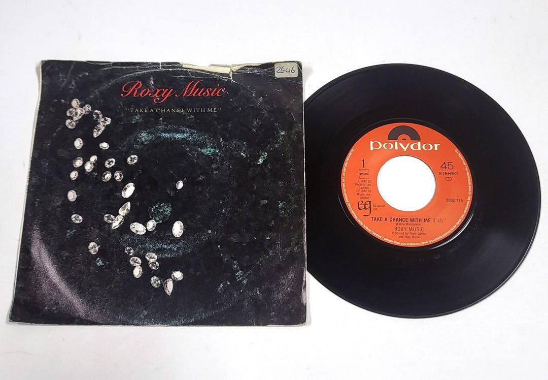 Roxy Music – Take A Chance With Me – 7" Vinyl – 1982 – NM - Etsy