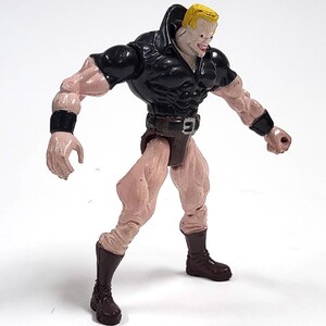 Vintage Tombstone Action Figure: Spider-Man Villain Knockoff, 1990s Bootleg Collectible image 4