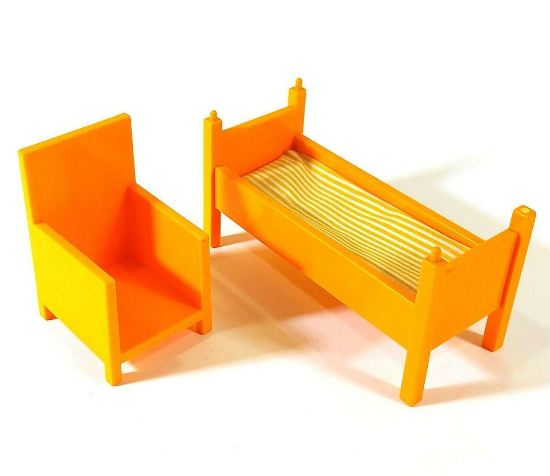 Ikea Lillabo Doll House Furniture Vintage Orange Baby Kids Room Etsy