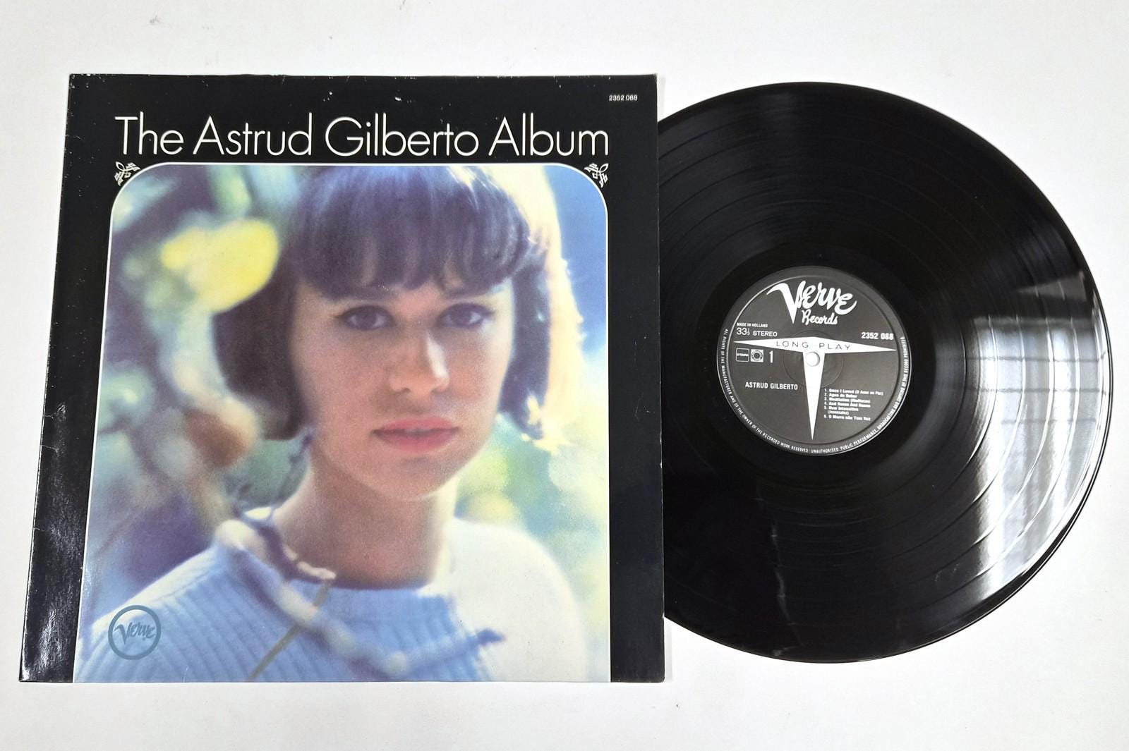Astrud Gilberto/Shamek Farrah レア廃盤7inch The Astrud Gilberto Album – Verve Stereo Jazz LP – 12