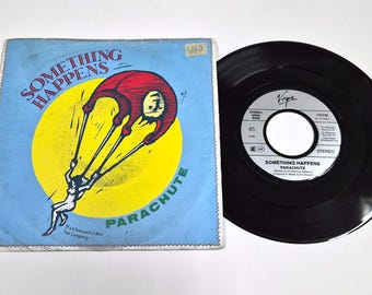 Something Happens – Parachute 7" Vinyl 1990 Virgin – One in the World B-Side