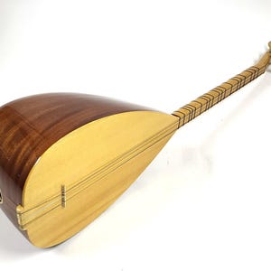Strumento folk tradizionale turco Saz Bağlama da 39" a manico lungo con borsa
