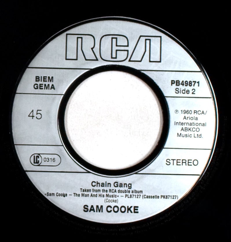 Sam Cooke Wonderful World / Chain Gang 7 Vinyl VG/VG - Etsy